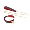 Vintage ruche halsband set